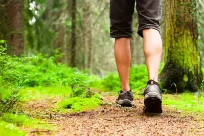 hiking alone