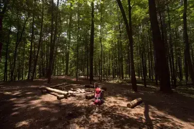 campsite at cades cove campground