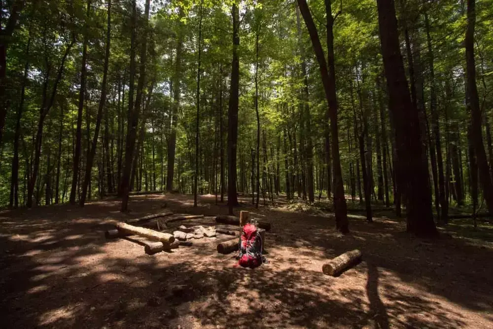 campsite at cades cove campground