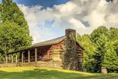 historic cabin in cades cove