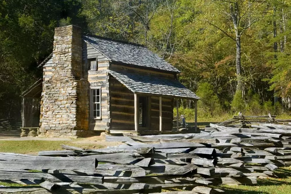 The John Oliver Cabin in Cades Cove.
